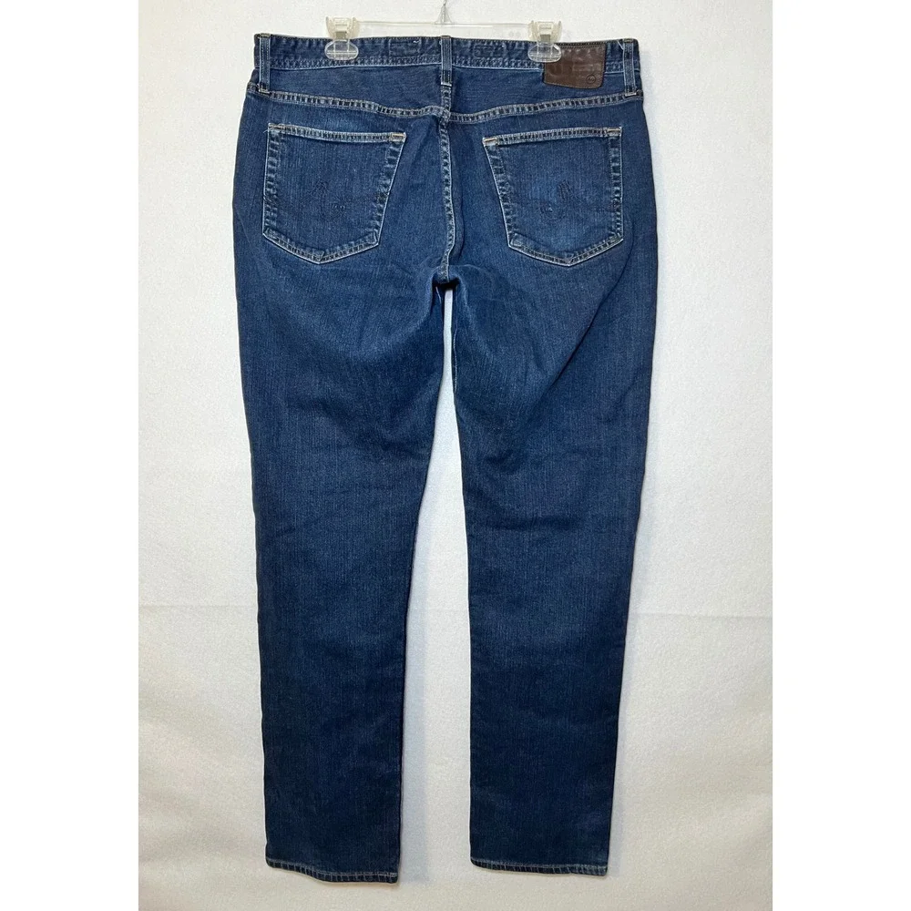 AG Adriano Goldschmied B-Type III Easy Dark Wash Straight Leg Jeans Men 38x35